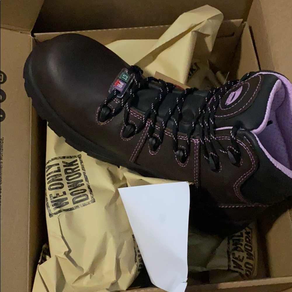 STEEL TOE WORK BOOTS